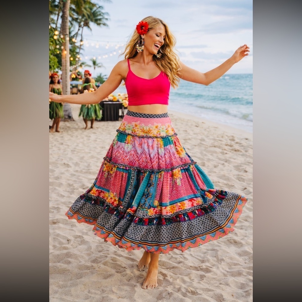 🎉SUPER RARE🎉ANTHROPOLOGIE NWT Bhanuni by Jyoti Celina Skirt  Size 2.